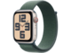 Смарт часовници Apple Watch SE2 (2024) GPS + Cellular 44mm Starlight Alu Case with Lake Green Sport Loop