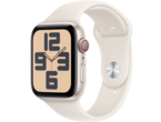 Смарт часовници Apple Watch SE2 (2024) GPS + Cellular 44mm Starlight Alu Case with Starlight Sport Band - M/L