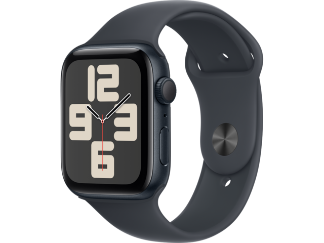 Смарт часовници Apple Watch SE2 (2024) GPS 44mm Midnight Alu Case with Midnight Sport Band - S/M