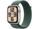 Смарт часовници Apple Watch SE2 (2024) GPS 44mm Starlight Alu Case with Lake Green Sport Loop