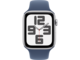 Смарт часовници Apple Watch SE2 (2024) GPS 44mm Silver Alu Case with Denim Sport Band - S/M