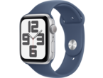 Смарт часовници Apple Watch SE2 (2024) GPS 44mm Silver Alu Case with Denim Sport Band - M/L