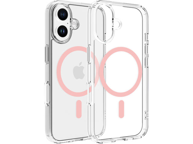 Калъфи Dviced Magsafe iPhone 16 clear case - Pink