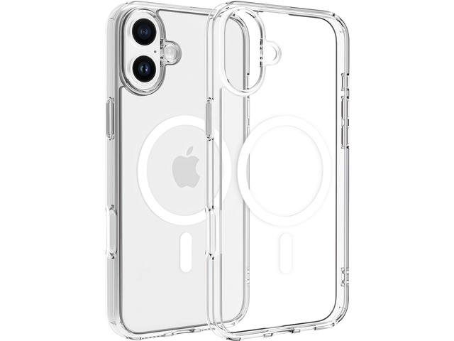 Калъфи Dviced Magsafe iPhone 16 Plus clear case - White
