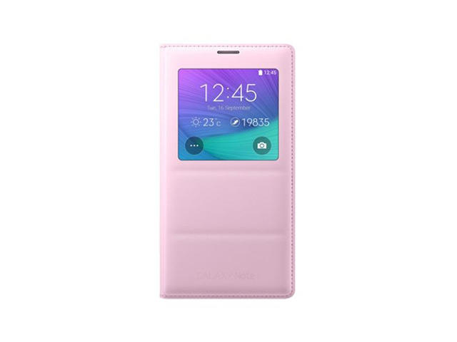 Калъфи Samsung S View Cover за Samsung Note 4 (розов)