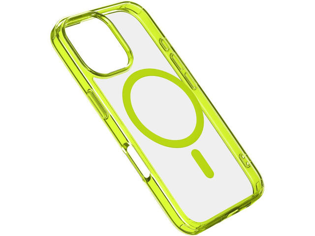 Калъфи Cellular line Iconic Mag iPhone 16 Pro Max, лайм