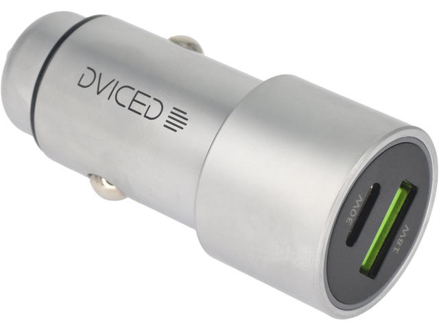Зарядни устройства Dviced Car charger dual USB 48W, Metal