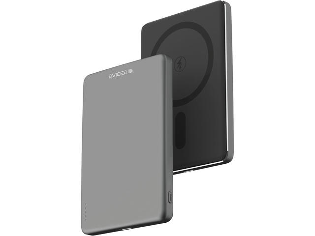 Външни батерии Dviced Magsafe power bank ultra thin 5000mAh, Black/Grey