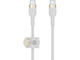 Кабели и Адаптери Belkin BoostCharge Pro Flex USB-C to USB-C Cable 60W 2 m, White