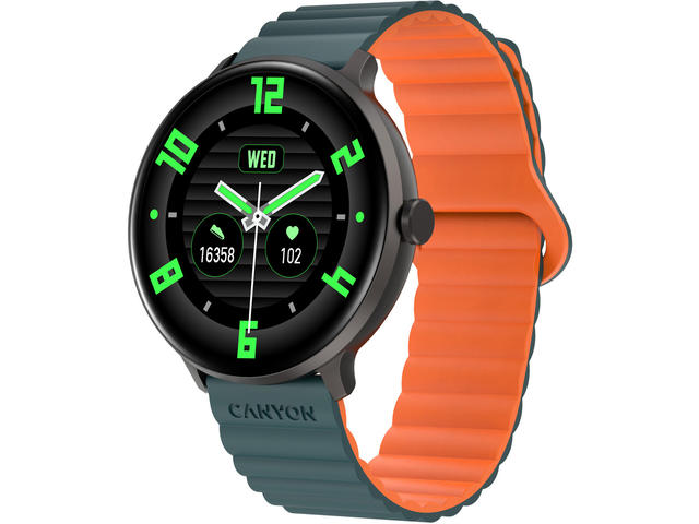 Смарт часовници Canyon Jacky SW-69, Green-Orange