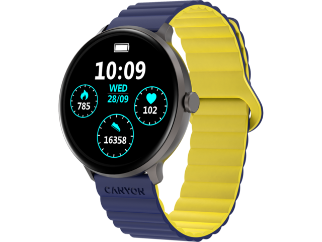 Смарт часовници Canyon Jacky SW-69, Blue-Yellow