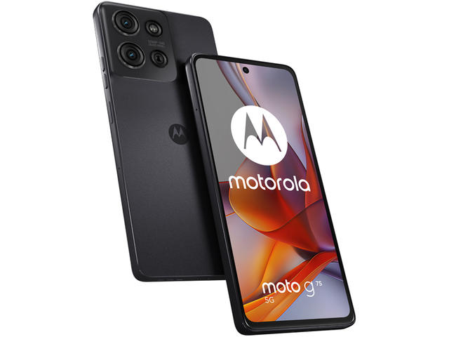 Смартфони Motorola Moto G75 5G - 8GB RAM / 256GB, Charcoal Grey