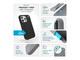 Калъфи Speck Presidio2 Grip, за iPhone 16 Pro, MagSafe + ClickLock, Black - Slate Grey