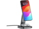 Зарядни устройства Satechi 2-in-1 Foldable Qi2 Wireless Charging Stand (Space Gray)