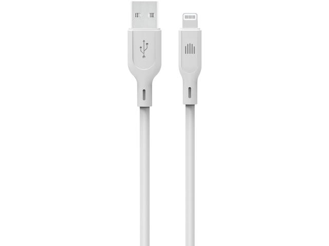 Кабели и Адаптери Dviced USB-A to lightning cable Charging & Data transfer 1,25m, White