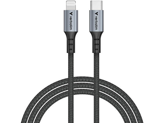Кабели и Адаптери Verbatim Sync & Charge USB-C to Lightning 120 cm