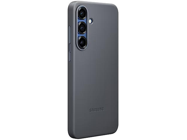 Калъфи Samsung Galaxy S25+ калъф от екокожа, Black