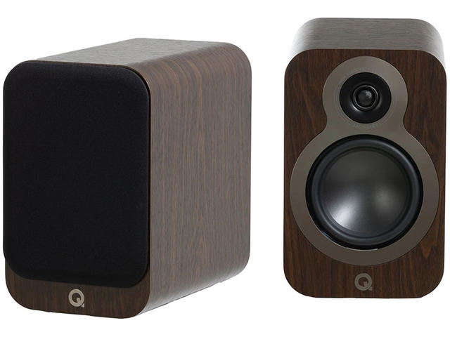 Колони Q Acoustics 3030c - кафяви
