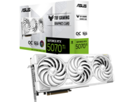 Видео карти ASUS TUF Gaming GeForce RTX 5070 Ti 16GB White OC Edition