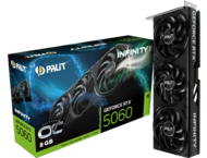 Видео карти Palit GeForce RTX 5060 Infinity 3 OC 8GB