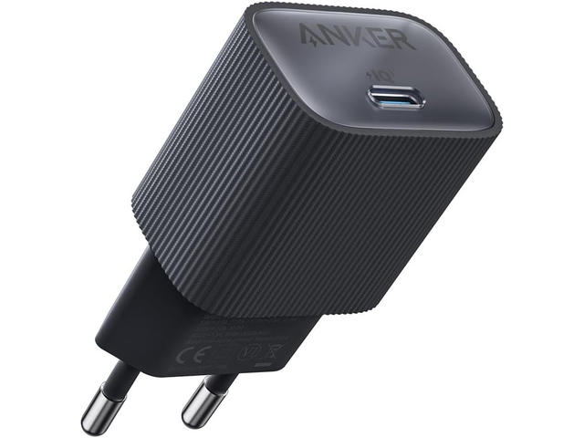Зарядни устройства Anker Nano USB-C Wall Charger (30W), Black