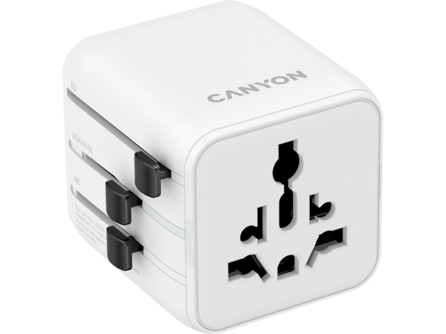 Зарядни устройства Canyon Universal Travel Adapter OnTour One CNS-TA1005W