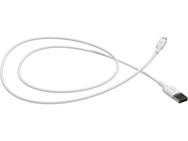 Кабели и Адаптери Mophie Essentials кабел USB-A Lightning 1 метър бял
