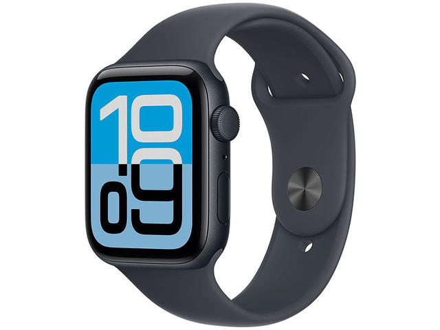 Смарт часовници Apple Watch SE 3 GPS + Cellular 40mm Midnight Aluminium Case with Midnight Sport Band - M/L