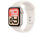 Смарт часовници Apple Watch SE 3 GPS + Cellular 44mm Starlight Aluminium Case with Starlight Sport Band - S/M