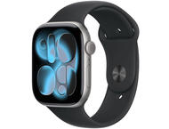 Смарт часовници Apple Watch S11 GPS 42mm Space Grey Aluminium Case with Black Sport Band - S/M