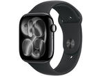 Смарт часовници Apple Watch S11 GPS + Cellular 42mm Jet Black Aluminium Case with Black Sport Band - M/L