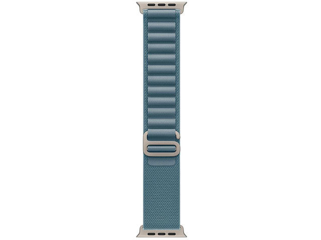Смарт часовници Apple Watch Ultra 3 Cellular 49mm Natural Titanium Case with Light Blue Alpine Loop - Small