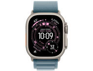 Смарт часовници Apple Watch Ultra 3 Cellular 49mm Natural Titanium Case with Light Blue Alpine Loop - Large
