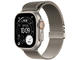 Natural Titanium Case /Natural Titanium Milanese Loop - S