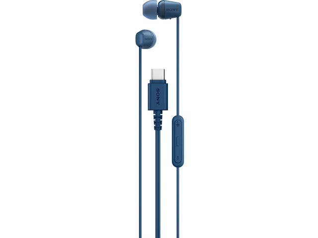 Слушалки Sony IER-EX15C USB-C, Blue