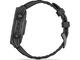 Смарт часовници Garmin fēnix E - 47 мм, AMOLED - Slate Gray Steel с Black силиконова каишка