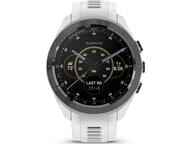 Смарт часовници Garmin Approach® S70 - 42 мм черен керамичен безел с бяла силиконова каишка