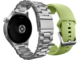 Смарт часовници Motorola Moto Watch, Matte Silver + PANTONE Herbal Garden band