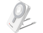 Външни батерии Verbatim Charge 'n' Go Two Cable Power Bank with Display Magnetic Wireless Charging 10,000mAh - Silver