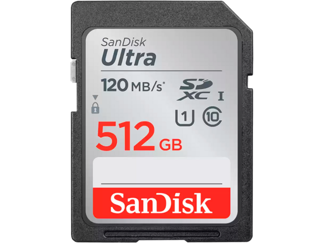 Карти памет 512GB SANDISK Ultra SDXC Memory Card
