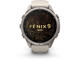 Смарт часовници Garmin fēnix® 9 Pro - 43 мм - Titanium с Fog Grey/Dark Sandstone силиконова каишка