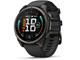 Смарт часовници Garmin fēnix® 9 - 47 мм - Carbon Grey DLC Titanium с Black силиконова каишка