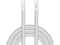 Кабели и Адаптери Verbatim Sync & Charge SoftTouch Cable 100W USB-C® to USB-C, 120cm, White
