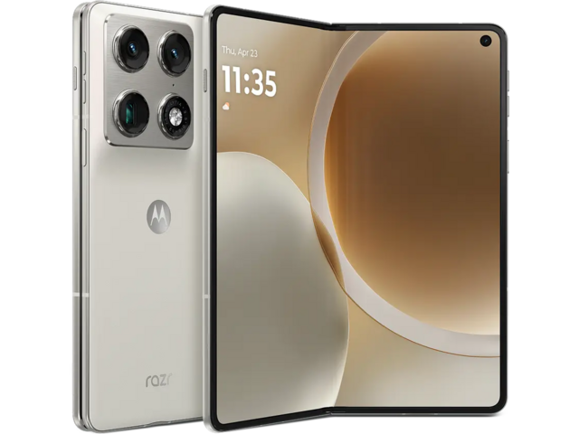 Смартфони Motorola Razr Fold - 16GB RAM / 512GB, Pantone: Lily White