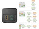 Външни батерии Hama Power Pack "High Power", 150W, 24000mAh, Gun Metal Grey