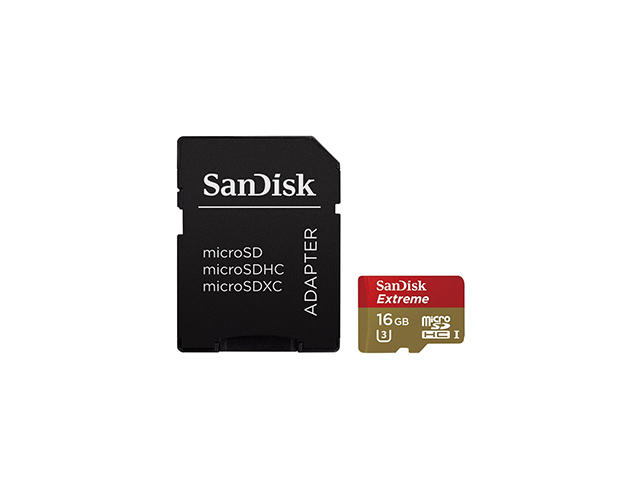 Карти памет 16GB microSD SanDisk Extreme Class 10