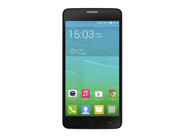Смартфони Alcatel One Touch Idol X Plus 16GB, черен