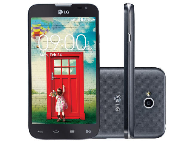 Смартфони LG L70 (D325) 4GB, черен цвят