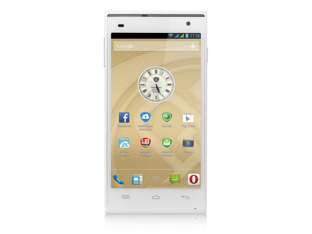 Смартфони Prestigio Multiphone 5505 DUO 8GB, бял цвят, SIM карта