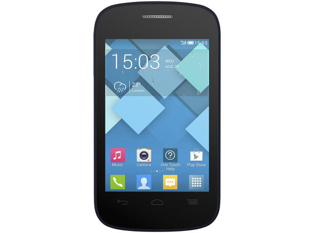 Смартфони Alcatel One Touch Pop C1 4GB, черен цвят